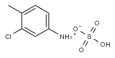 3-クロロ-4-メチルアニリン・硫酸塩 化学構造式
