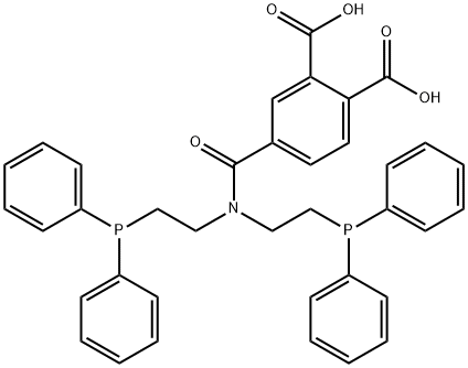4-[bis(2-diphenylphosphanylethyl)carbamoyl]benzene-1,2-dicarboxylic ac id|