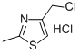 4-氯甲基-2-甲基噻唑盐酸盐, 77470-53-2, 结构式