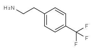 2-(4-トリフルオロメチルフェニル)エチルアミン 化学構造式