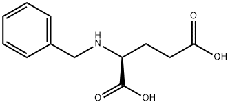 (S)-N-ベンジルグルタミン酸 化学構造式
