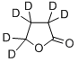 γ-丁内酯-D6, 77568-65-1, 结构式