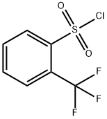 2-(トリフルオロメチル)ベンゼンスルホニルクロリド 化学構造式