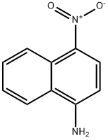 1-氨基-4-硝基萘 结构式