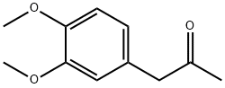 3,4-ジメトキシフェニルアセトン 化学構造式