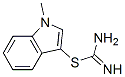 Carbamimidothioic acid, 1-methyl-1H-indol-3-yl ester (9CI) Struktur