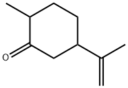 2-甲基-5-(1-甲基乙烯基)环己酮, 7764-50-3, 结构式