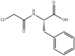 氯乙酰基-DL-苯丙氨酸 结构式