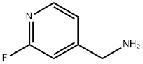 (2-氟吡啶-4-基)甲胺 结构式