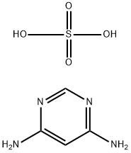4,6-二氨基嘧啶半硫酸盐一水, 77709-02-5, 结构式
