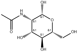 N-乙酰-D-甘露糖胺 结构式