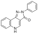 2-phenylpyrazolo(4,3-c)quinolin-3(5H)-one, 77779-60-3, 结构式