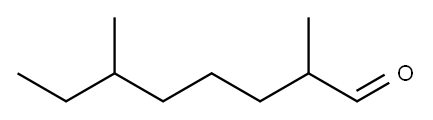Octanal, 2,6-dimethyl- Structure