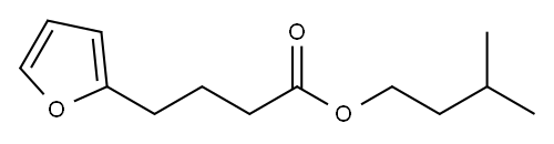 2-Furanbutanoic acid, 3-methylbutyl ester 结构式