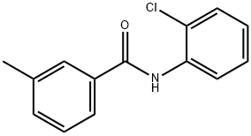 N-(2-氯苯基)-3-甲基苯甲酰胺 结构式