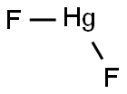 ジフルオロ水銀(II) 化学構造式