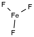 トリフルオロ鉄(III) 化学構造式