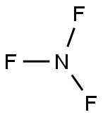 フッ化窒素 化学構造式