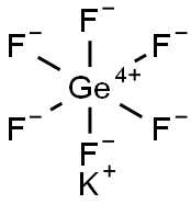 六氟锗酸钾, 7783-73-5, 结构式