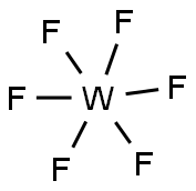 タングステン(VI)ヘキサフルオリド 化学構造式