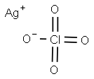 高氯酸银 结构式