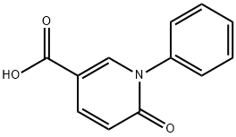 6-氧代-1-苯基-1,6-二氢吡啶-3-甲酸, 77837-08-2, 结构式