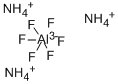 氟铝酸铵, 7784-19-2, 结构式