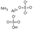 硫酸铝铵, 7784-25-0, 结构式