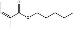 pentyl 2-methylisocrotonate  Struktur