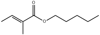 pentyl 2-methylcrotonate Structure