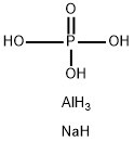 Sodium aluminum phosphate Struktur