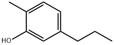 2-Methyl-5-propylphenol Struktur