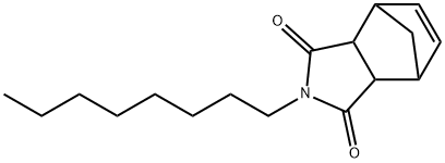 1,2,3,6-tetrahydro-N-octyl-3,6-methanophthalimide Struktur