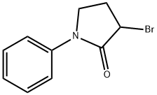 (±)-3-溴-1-苯基-2-吡咯烷 结构式
