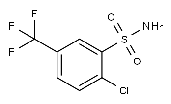 2-氯-5-(三氟甲基)苯-1-磺胺, 779-71-5, 结构式