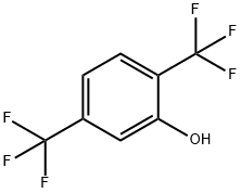 2,5-ビス(トリフルオロメチル)フェノール 化学構造式