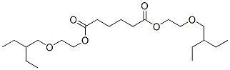 bis[2-(2-ethylbutoxy)ethyl] hexanedioate Structure