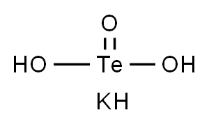 亜テルル酸カリウム 化学構造式