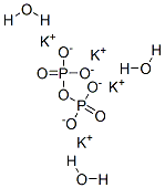 Diphosphoric acid,tetrapotassium salt,trihydrate Structure