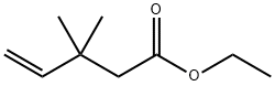 3,3-ジメチル-4-ペンテン酸エチル 化学構造式