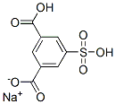 5-スルホ-1,3-ベンゼンジカルボン酸/ナトリウム,(1:x) 化学構造式