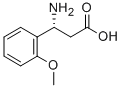 (R)-3-氨基-3-(2-甲氧基苯基)-丙酸, 780034-13-1, 结构式