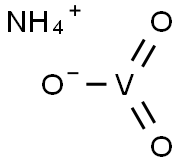 Ammonium vanadate(V) Struktur