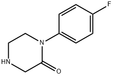 1-(4-FLUORO-PHENYL)-PIPERAZIN-2-ONE Structure
