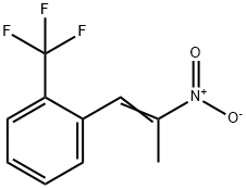 BETA-METHYL-BETA-NITRO-2'-(TRIFLUOROMETHYL)STYRENE Structure
