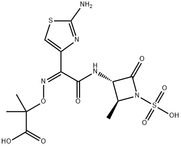 氨曲南, 78110-38-0, 结构式