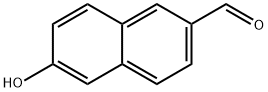 6-ヒドロキシ-2-ナフトアルデヒド 化学構造式