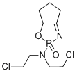 ヘキサヒドロ-2-[ビス(2-クロロエチル)アミノ]-2H-1,3,2-オキサザホスホシン2-オキシド 化学構造式