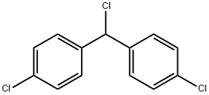 ビス(p-クロロフェニル)クロロメタン 化学構造式