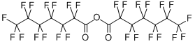 パーフルオロヘプタン酸無水物 化学構造式